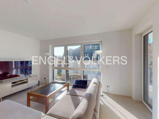 Lichtdurchflutetes Wohnzimmer