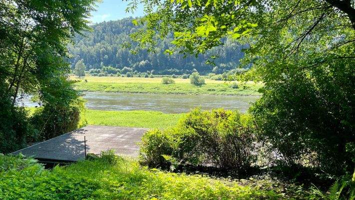 Ausblick vom Grundstück