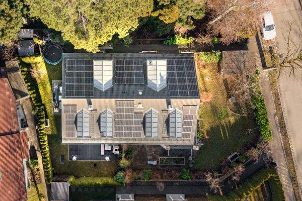 Solaranlage auf dem Dach