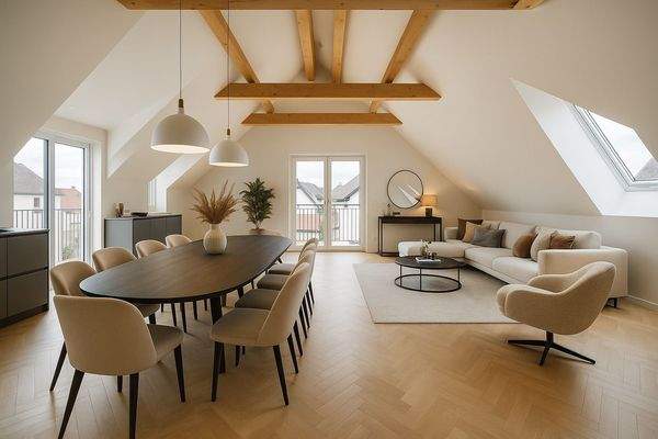 Wohnzimmer-Visualisiert