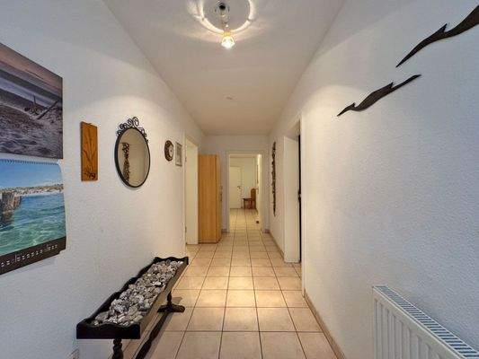 Eingangsbereich im Souterrain