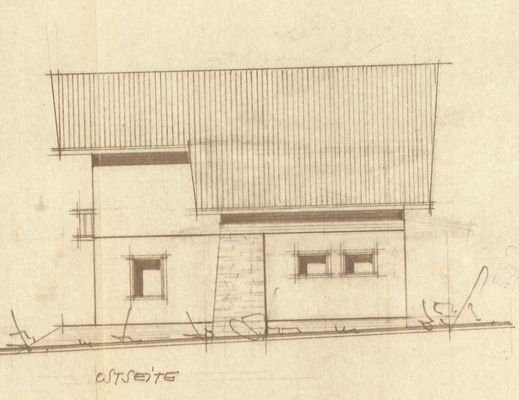 Ostansicht Plan