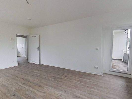 Ansicht II: Wohn- und Esszimmer