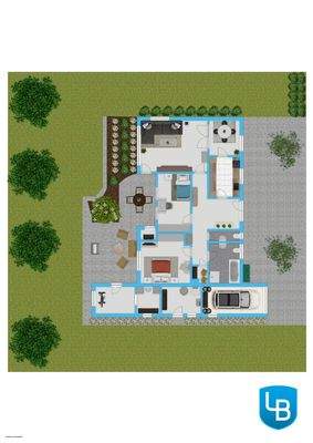 Grundriss mit Nebengebäude