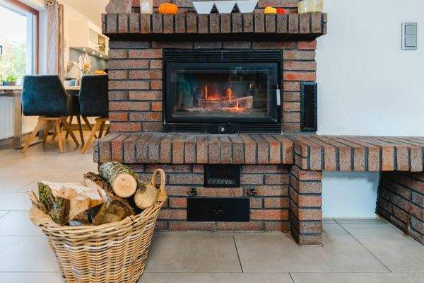 Gemütlicher Kamin