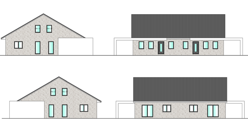 Ansichten inkl. Carport