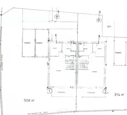 Grundriss EG Häuser C