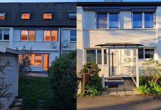 Eingang (Nord) und Garten (Süd