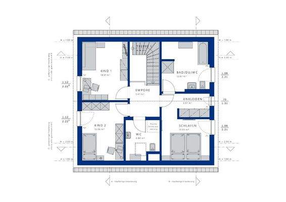 Grundriss DG Elternbereich