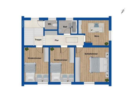 Grundriss Obergeschoss