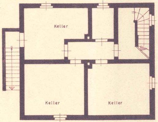 Grundriss Keller
