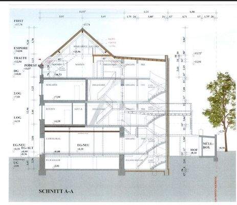 Schnitt nach Sanierung