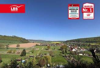 Aussicht vom oberen Grundstück