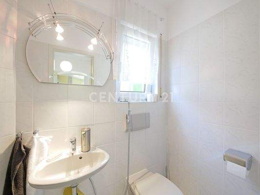 Gäste-WC im Erdgeschoss