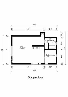 2-Raum Whg OG