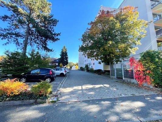 Zufahrt zum Stellplatz