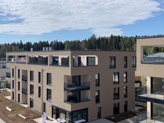 Blick auf Haus 1