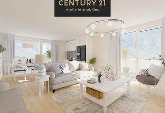 Wohn-, Ess- und Küchenbereich (visualisiert)