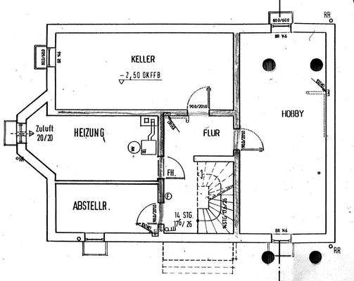 Grundriß Untergeschoß
