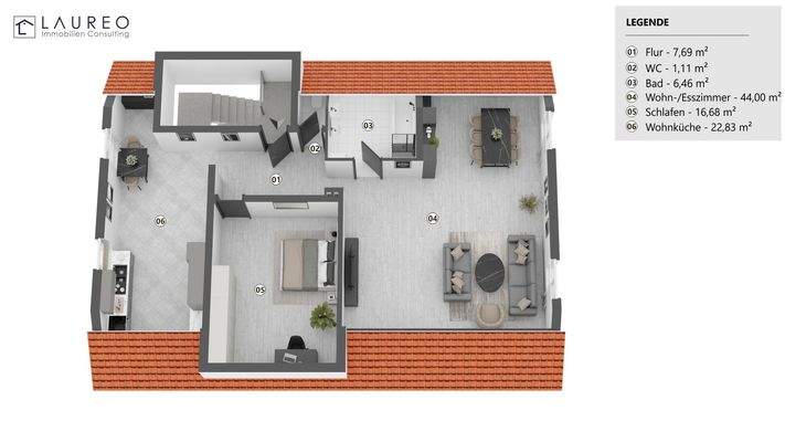 Möglicher Grundriss Dachgeschoss