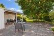 Terrasse mit Unterstand