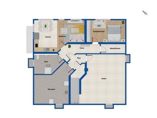 Grundriss Souterrain