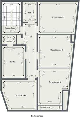 Grundriss - Dachgeschoss