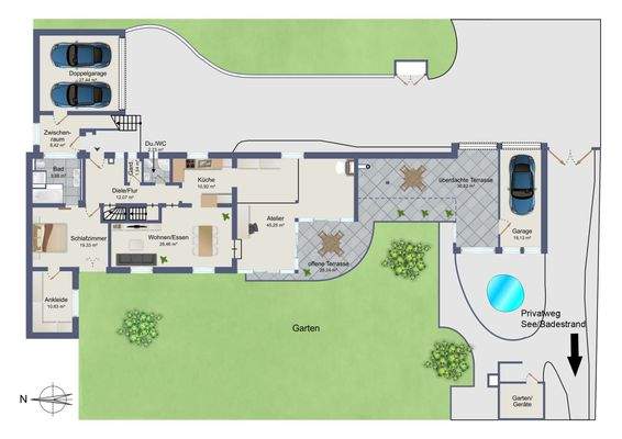 Bestandsgebäude Erdgeschoss