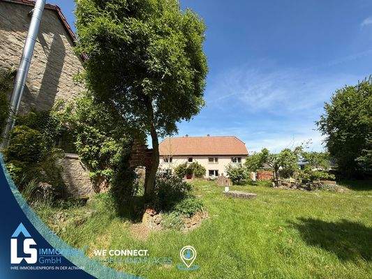 Blick auf das Wohnhaus