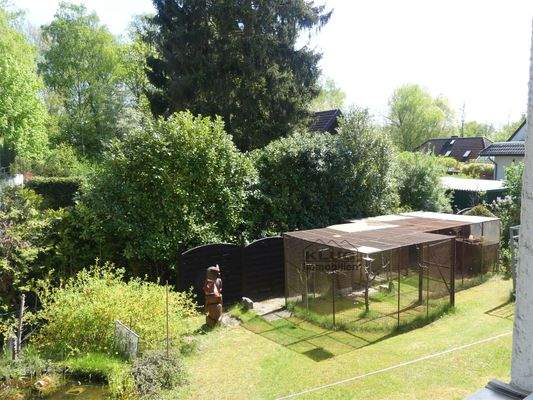 Aussicht zum Garten u. Fließta