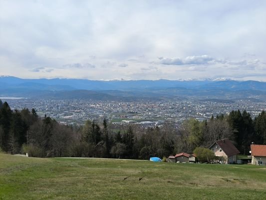 Aussicht vom Radsberg auf Klagenfurt