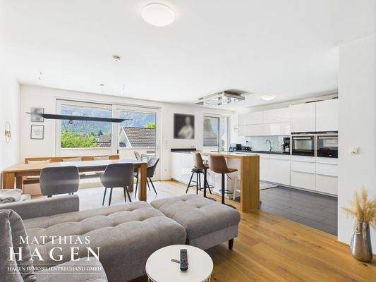 Wohnbereich und Küche