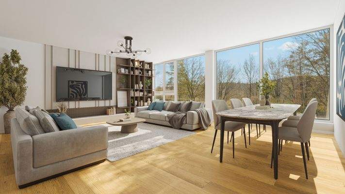 Wohnzimmer - Visualisierung