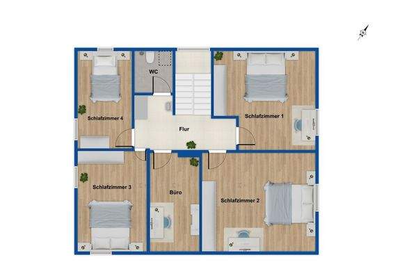 Grundriss Dachgeschoss