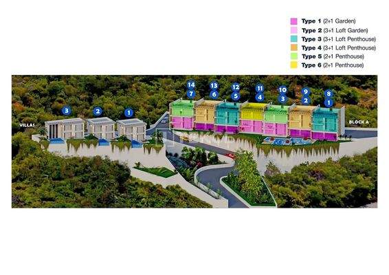 Apartments with Mountain and Sea Views in Girne Esentepe