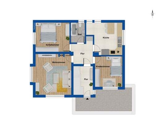 Grundriss Erdgeschoss