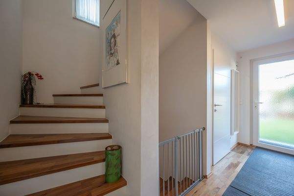 Stiege in das Obergeschoss