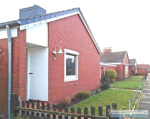 Hauszugang am Fußgängerweg