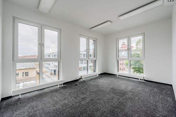 Single office to the right of the conference room