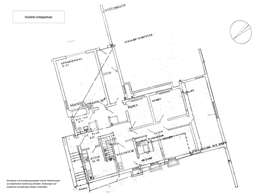 Grundriss Untergeschoss_Bungalow Bobingen