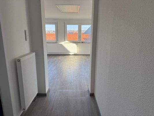 Blick vom Flur ins WZ