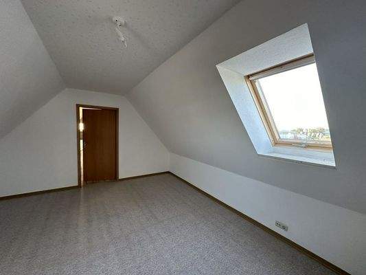 Schlafzimmer im Spitzboden