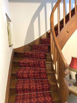 Treppe zum Dachgeschoss