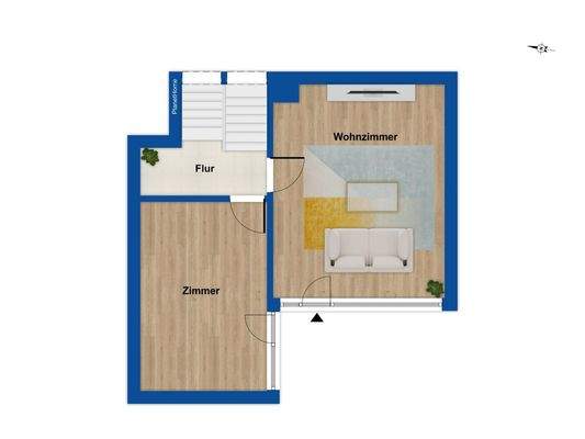 Grundriss Zwischenetage