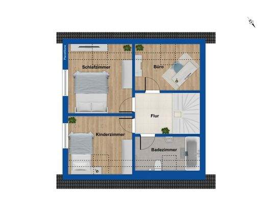 Grundriss Dachgeschoss