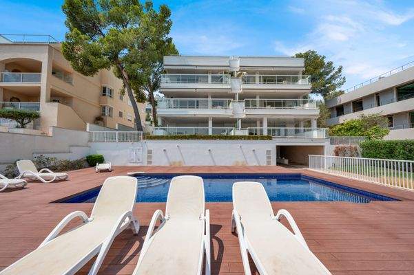 Pool in apartment in Cas Català 3
