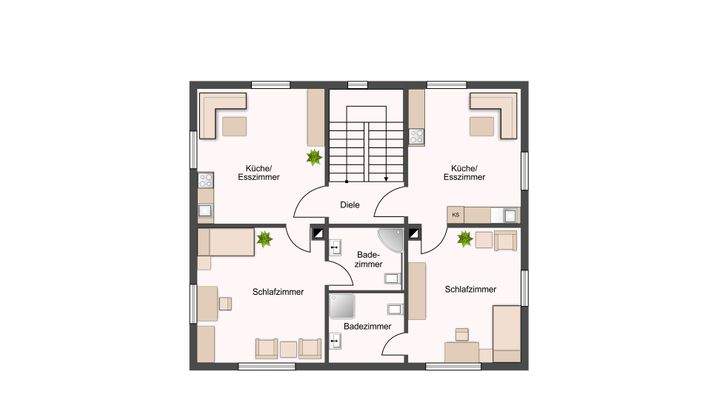 Grundriss Obergeschoss