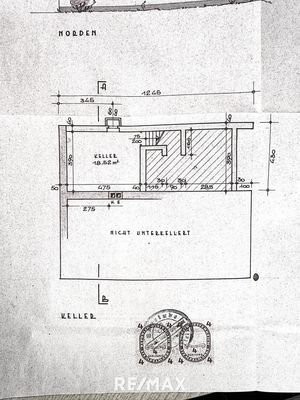 Grundriss Keller