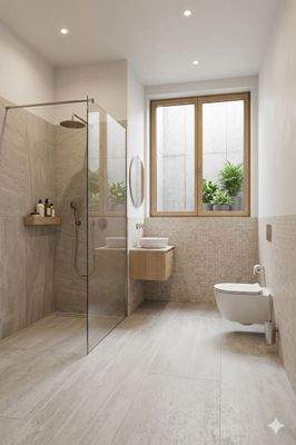 KI-Visualisierung Badezimmer Soutarrain