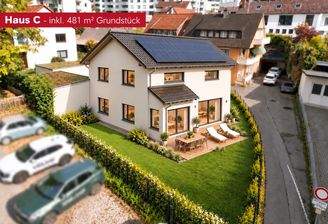 KI erstellte Beispiel Visiualisierung - Bauplanung Haus C